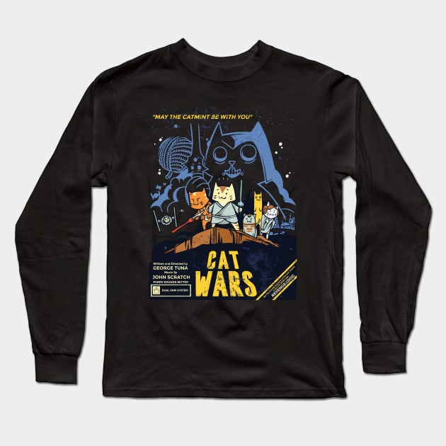 cat wars Long Sleeve T-Shirt by aboss